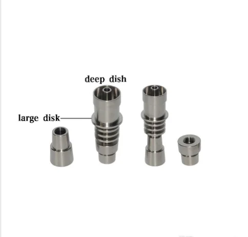 Полностью Регулируемая MiniNail Domeless Titanium Ногтей 14 мм и 18 Мужчин Женщин подходят 16