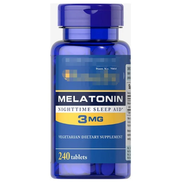

1bottle Strength Melatonin 3mg*120 3mg*240pcs simulation kitchen toy