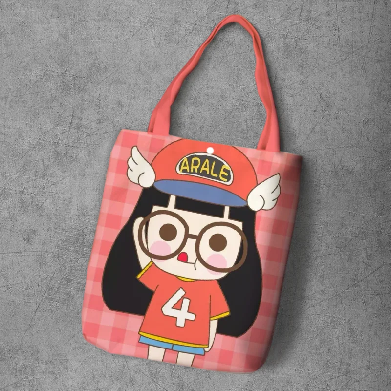 IVYYE Arale модный холщовый рюкзак для покупок с аниме девушек повседневный