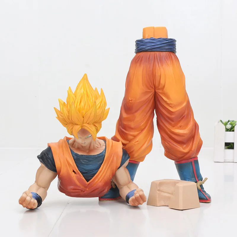 Son Goku bag 30cm 23-31 см Dragon Ball Z Grandista ROS разрешение солдат черный Сон Гоку Гохан Вегета ПВХ фигурка Коллекционная модель игрушки - Цвет: Son Goku bag 30cm