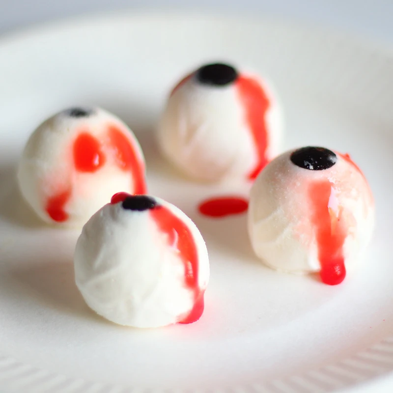 Nicole Silicone Mold Eyeball Shape for Ice Cream Mousse Cake Tool Halloween Theme Handmade Soap Mould | Дом и сад