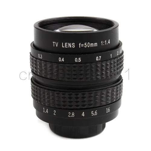 50 мм f1.4 C mount CCTV Lens для olympus M4/3 E P1 PL1 G1 GF1 GH1 EPM1 OM D EM5 EM10 & sony NEX 3 A6300 A6500|Объективы