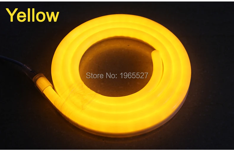 Flexible LED Neon light,80LEDs/m, Waterproof IP68, AC220V input, Red / Green/ Blue / White / Warm White / Yellow/Pink/ RGB Color