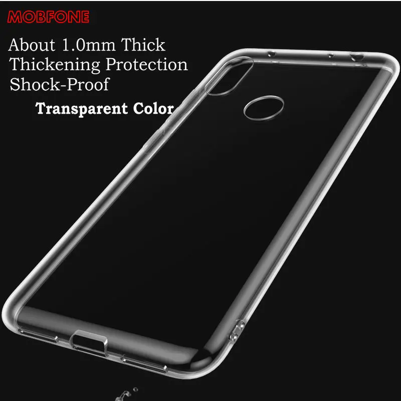For Asus Zenfone Max Plus M2 ZB634KL Case MOBFONE UX-1.0 Series Ultra Thin Transparent Pro ZB631KL ZB633KL Cover |