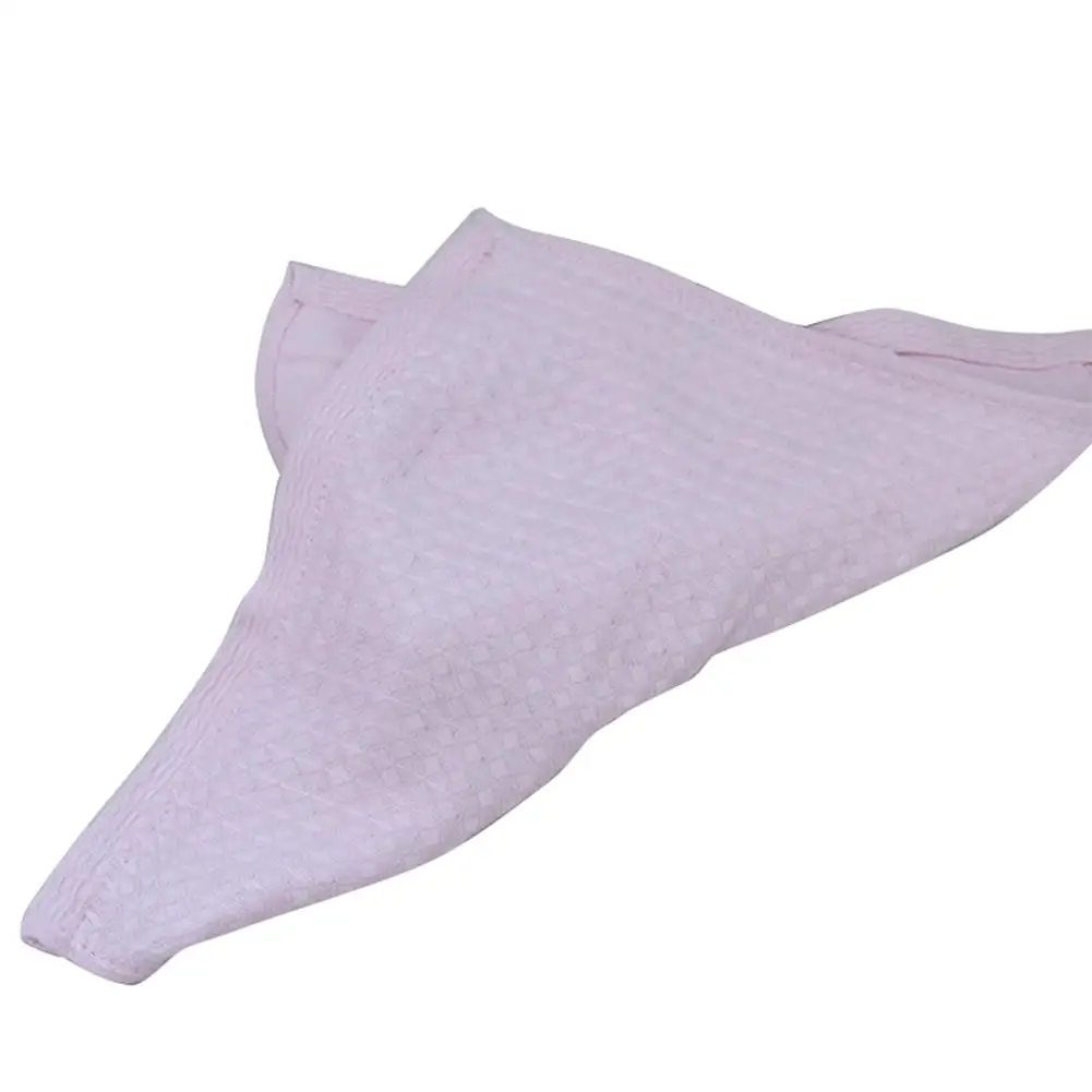 Pink Марлевые Слюнявчики из бамбукового волокна, тонкий платок для ребенка, марлевые маленькие квадратные маленькие полотенца, сильное поглощение воды - Цвет: Pink
