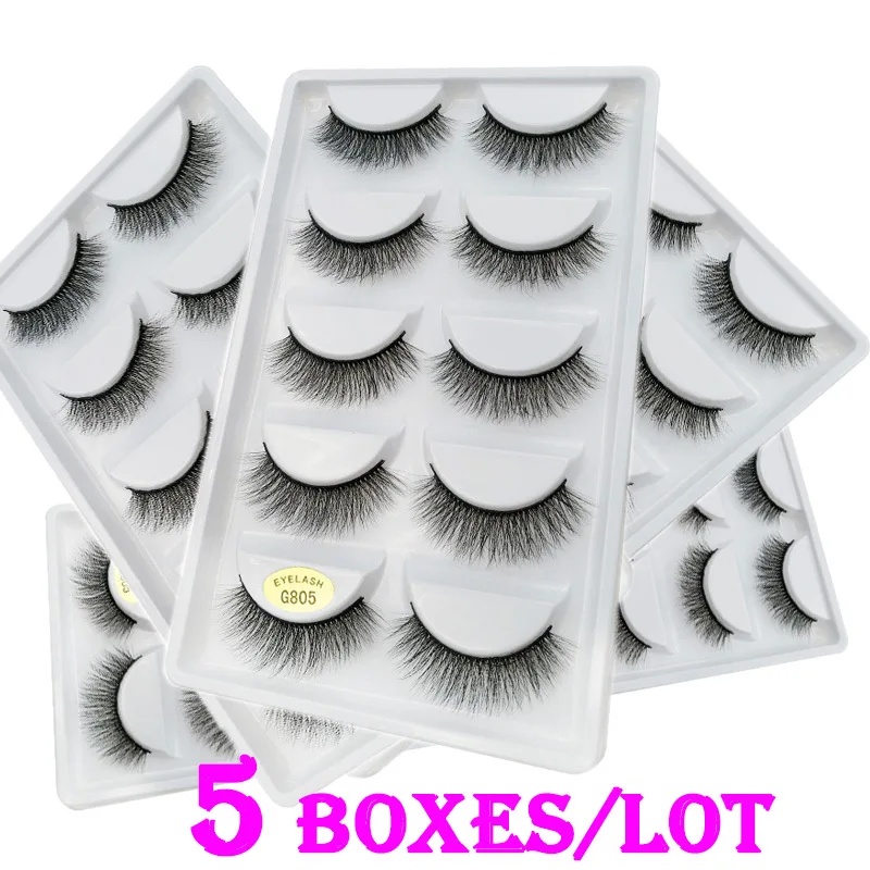 

Mink Eyelashes 3D Mink Lashes Handmade Strip Lashes Medium Volume False Eyelashes Makeup Eye lashes for smokey/cat eye