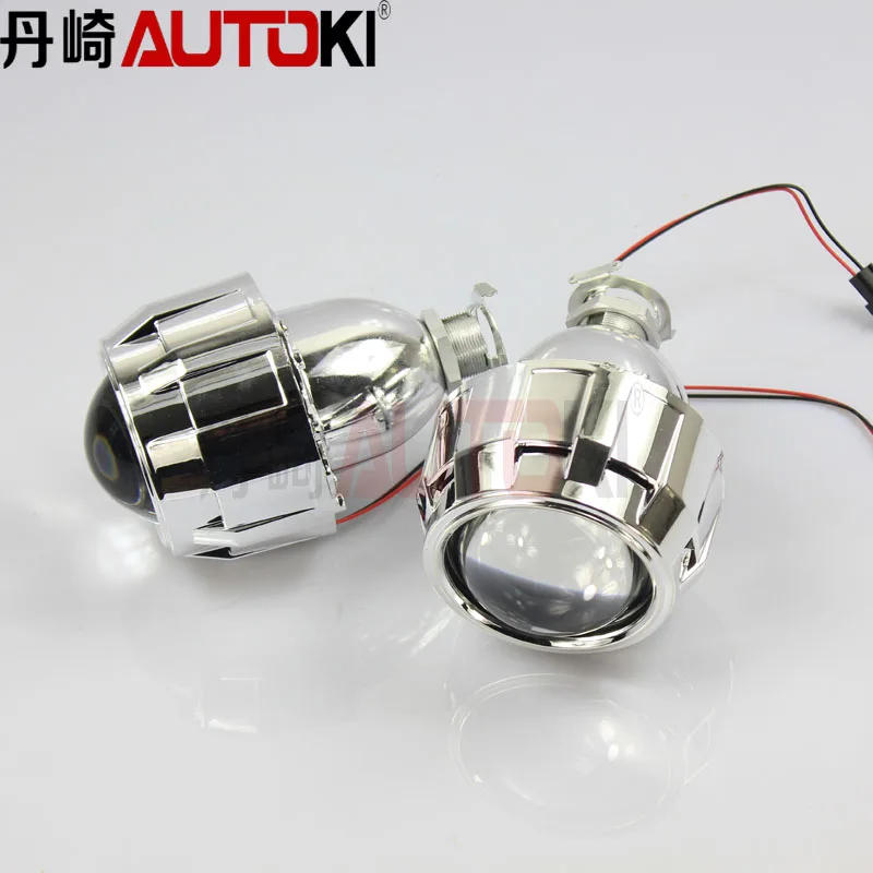 Autoki 2 5 дюймовый H1 мини HID биксеноновый объектив проектора с кожухом LHD RHD для
