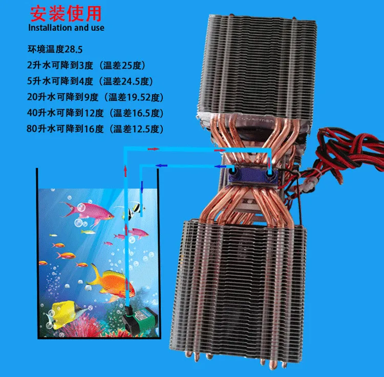 DC12V 120/180 W компьютер аквариум полупроводниковые электронные Пельтье Холодильное холодной циркуляции воды холодильной машины