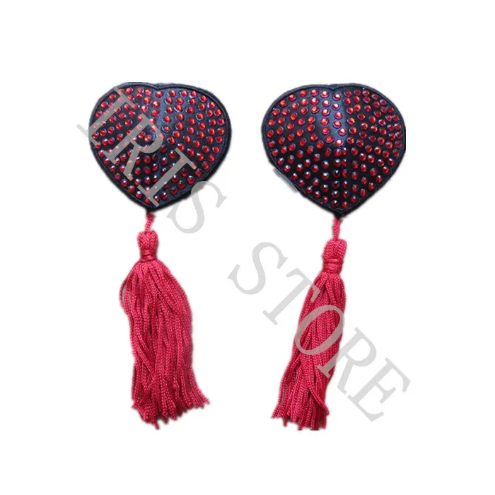 NC009 красная Алмазная Сексуальная кисточка самоклеющаяся Крышка для