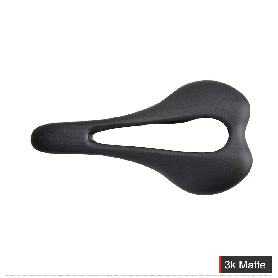 3k Matte DODICI углеродный бант 7*9 седло шоссейный велосипед Горная Дорога велосипедное седло 3 K Углеродное матовое черное Selle Itali большое полое карбоновое седло - Цвет: 3k Matte