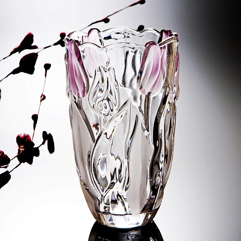 

Европейская стеклянная ваза, тюльпаны, Настольная Ваза, Декор, ремесленный стакан, цветочный горшок, гидропоника, Террариум, свадебное укра...
