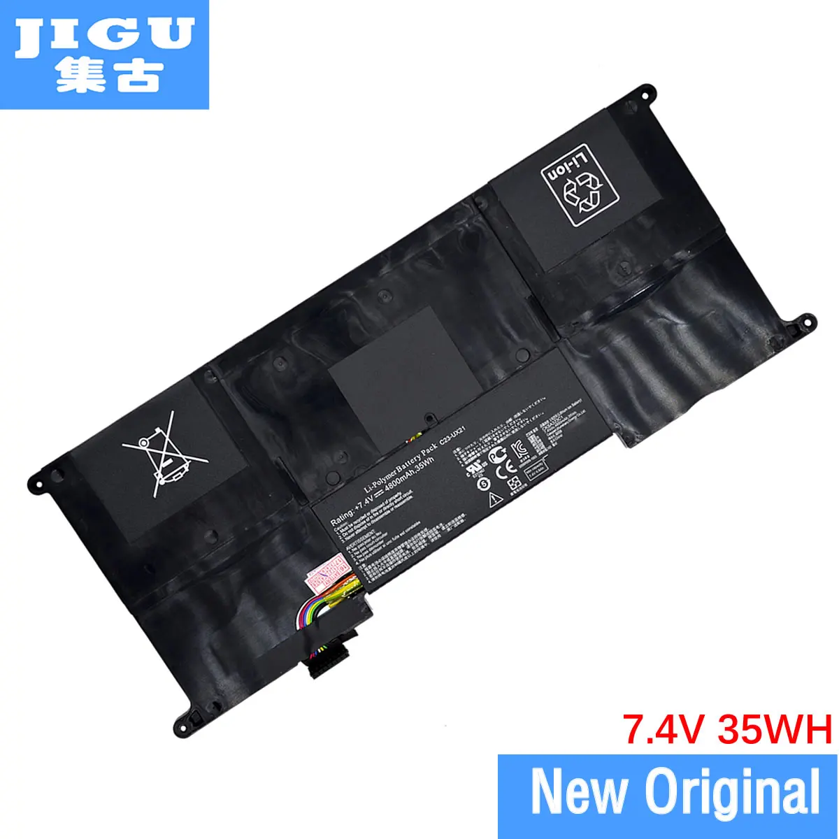 JIGU C23-UX21 C22-UX21 Оригинальный аккумулятор для ноутбука ASUS ультрабук ZENBOOK UX21 UX21A UX21E 7 4 V