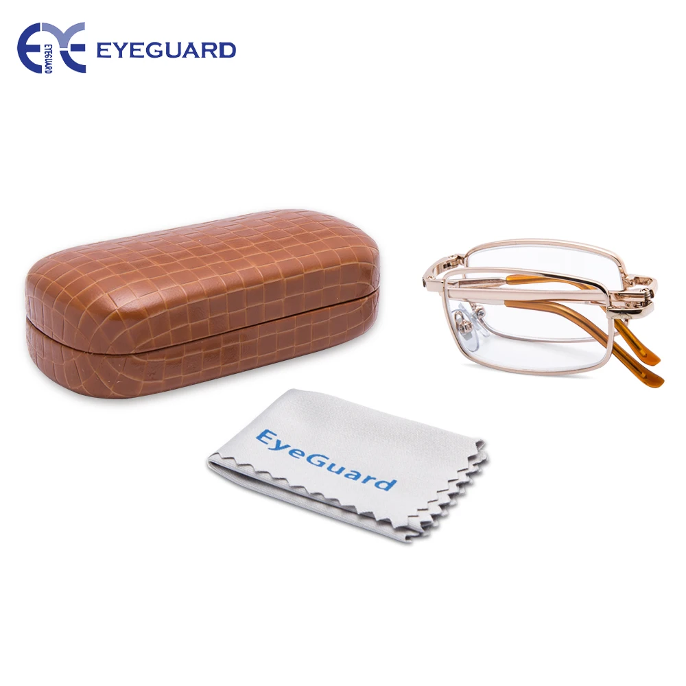 Очки для чтения EYEGUARD металлические складные считыватели классический мини