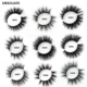 AMAOLASH 100 Pairs Eyelashes 3D Mink Lashes High Volume Soft Crisscross Eyelashe Extension Natural Long False Eyelashes Free DHL Other Image