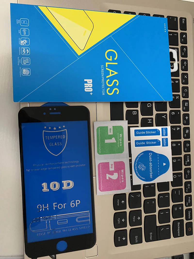 500 шт 10D полное клейкое закаленное стекло для iPhone X XR XS Max 7 8 Plus защитная пленка 9H