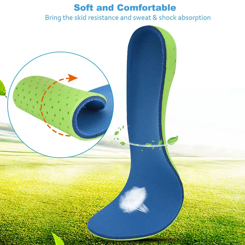 Sunvo Memory Foam Спортивная повседневная стелька дышащая удобная Арка Поддержка