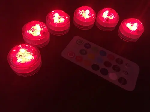 Погружная чайная лампа Floralyte 36 шт./лот 3528smd лампа-свеча с изменением цвета пультом