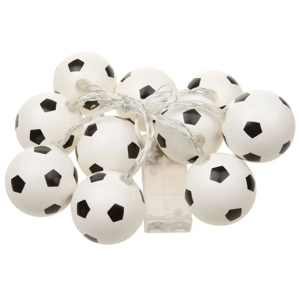 SHGO-Football Shape String Light Strip Lamp 10-LED Рождественский Декор теплый белый | Лампы и освещение