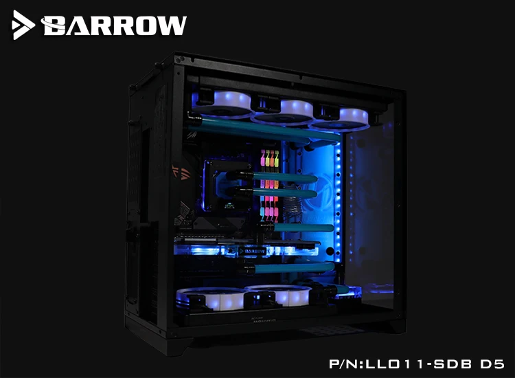 Курган LLO11-SDB-D5, водные доски для Lian Li PC-O11 динамический чехол, совместимый с 18 Вт/D5 насос