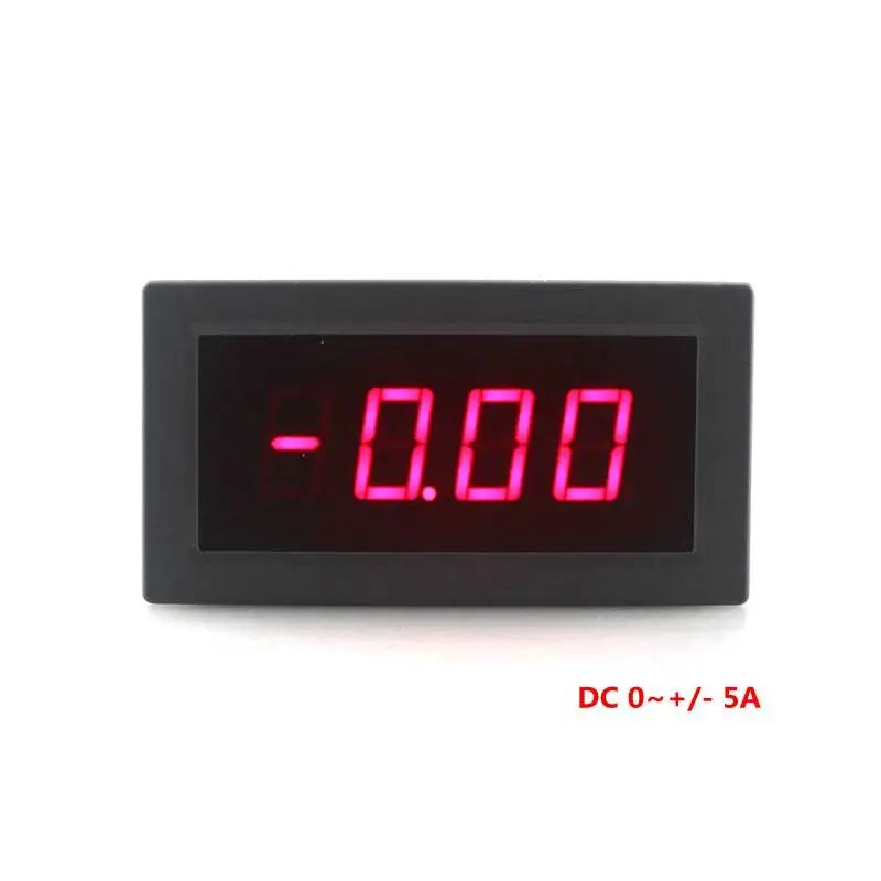 DC Amp метр амперметр постоянного тока 0 ~ +/ 5A красный светодиодный Текущий детектор
