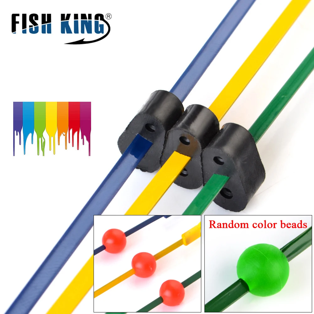 FISH KING 20 шт./упак. 3 цвета 190 мм топ для зимней подледной рыбалки из Нержавеющей