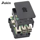 Защитный чехол Raspberry Pi 3, черныйбелый защитный чехол для Raspberry Pi 3 Model B + Plus Raspberri Pi 2