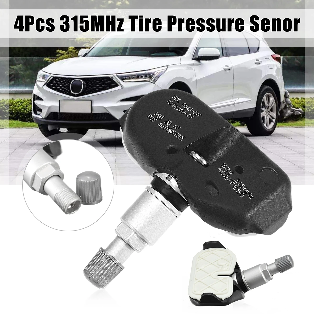 Датчик давления в шинах #06421 S3V A01 315 МГц 1 шт. черный для Honda/Acura датчик вес 48 г|Датчик