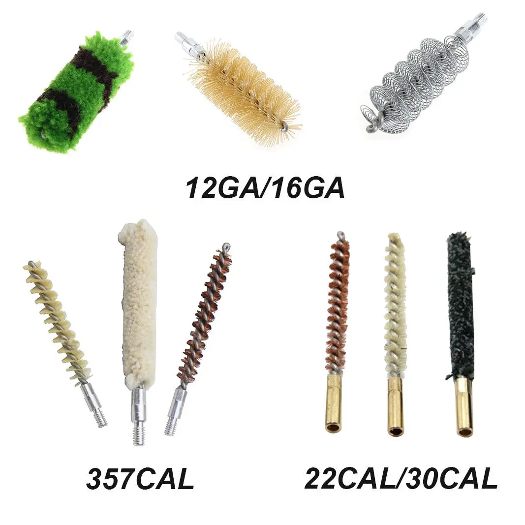 

3 Pcs New Bore Cleaning Gun/Rifle Brush .30CAL 357CAL 12GA/16GA Barrel Kit