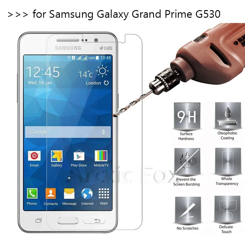 2.5D 0 26 мм 9H Премиум Закаленное стекло для Samsung GALAXY Grand Prime VE G531 G530 Защитная пленка * |