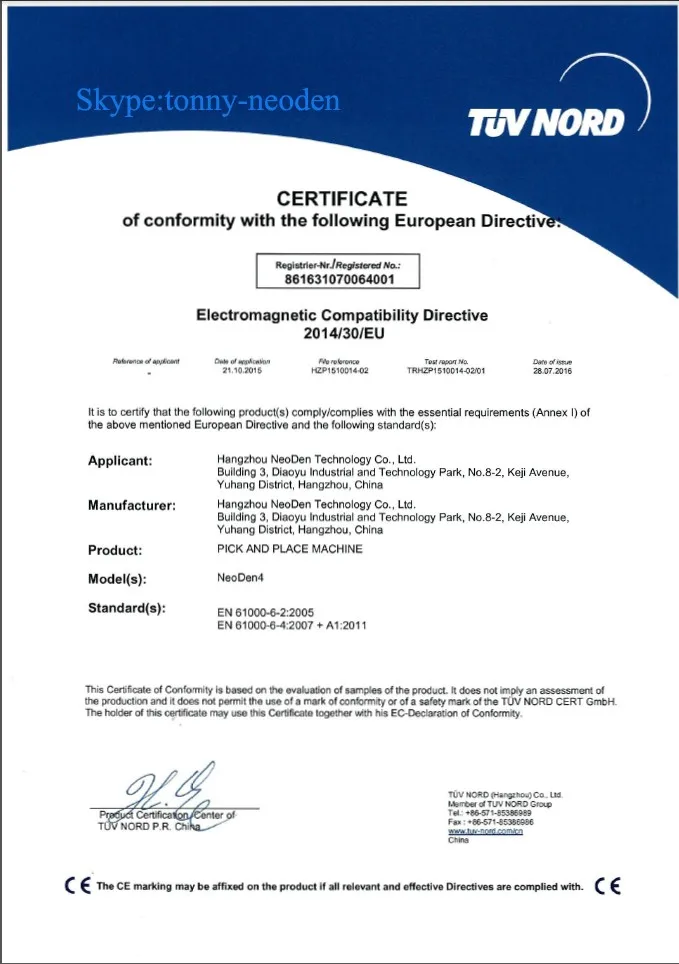 SMT PCB Assembly Pick and Place machine NeoDen4 with vision CE Certified | Инструменты