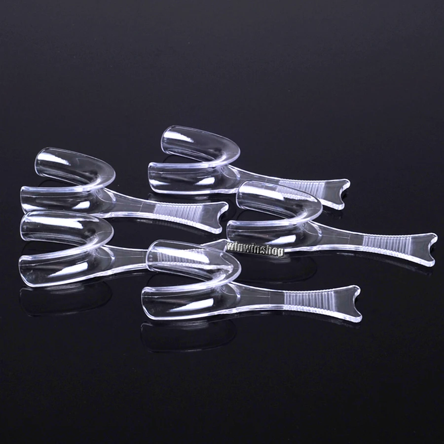 

10pcs Side Lip Oral Mouth Cheek Openers Transparent Dental Retractor