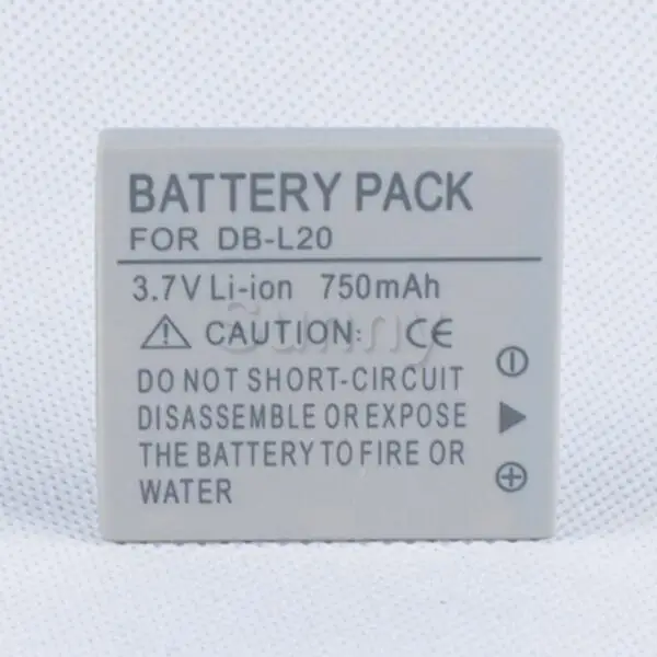Аккумулятор (2 упаковки) + зарядное устройство для Sanyo DBL20 DB-L20 дБ L20 DB-L20A