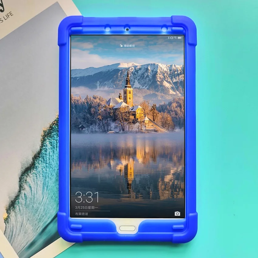 MingShore прочный силиконовый мягкий чехол для Huawei MediaPad M5 8 4 дюймов SHT AL09 W09 планшет