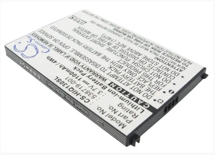 Аккумулятор Cameron Sino 1100mah для мобильного телефона HP Glisten K3 iPAQ 538719-001 538722-001 HSTNH-T21C-S |