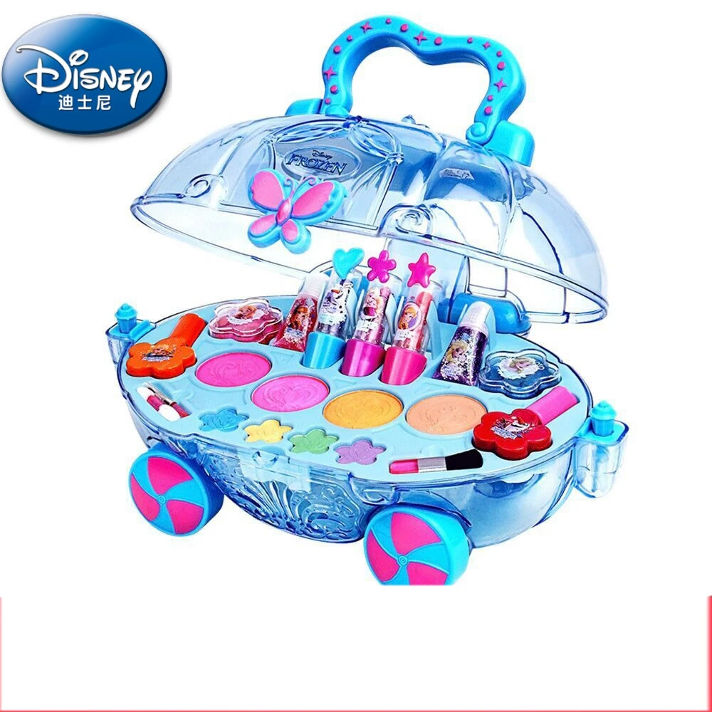 Новинка 2019 Набор машинок для макияжа Принцессы Disney детский домик безопасные