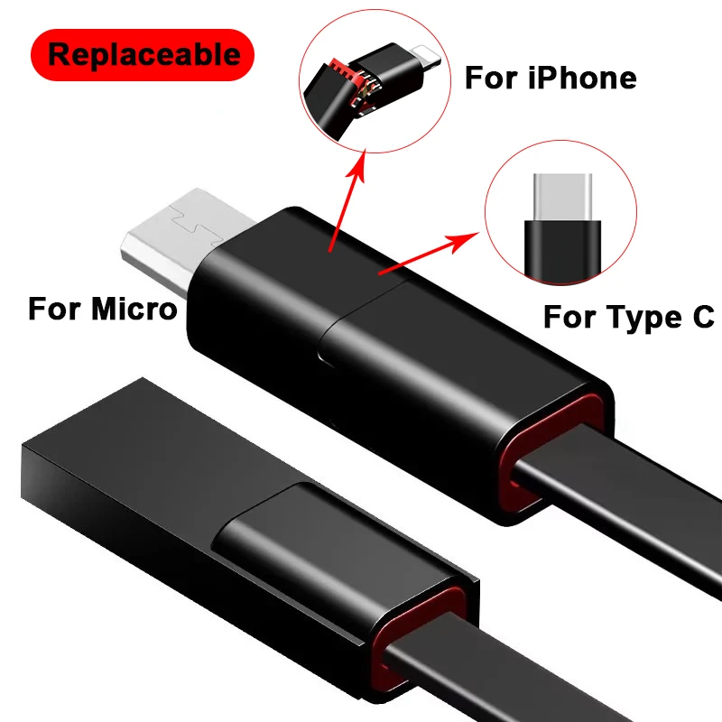 Suntaiho USB кабель для iPhone XR телефон зарядка 7 Plus SE mi cro usb Xiaomi 8/OPPO/One 6 type C|Кабели