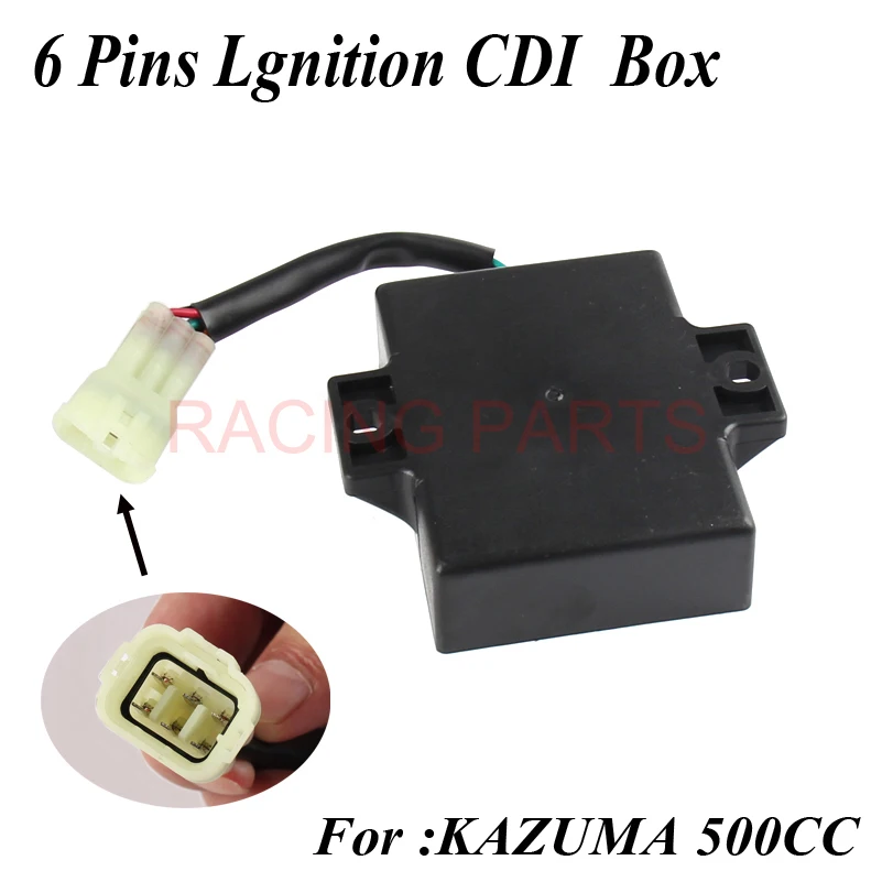 

6 pins BRAND NEW CDI 500CC 500 XY500 ATV UTV IGNITION ECU REV BOX For Xinyang KAZUMA 500cc ATV Engine DQ-156