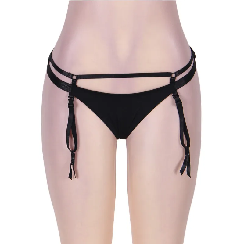Черные трусики с подвязками размера плюс 3XL горячая распродажа|garter belt|garter belt