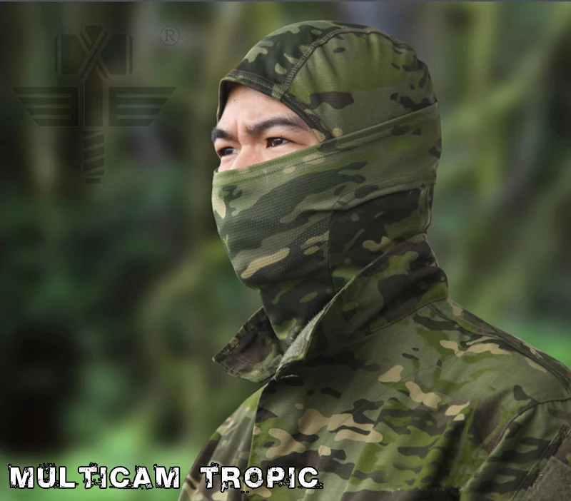 Мультикам CP камуфляжная маска на всё лицо Wargame Велоспорт охота армейский