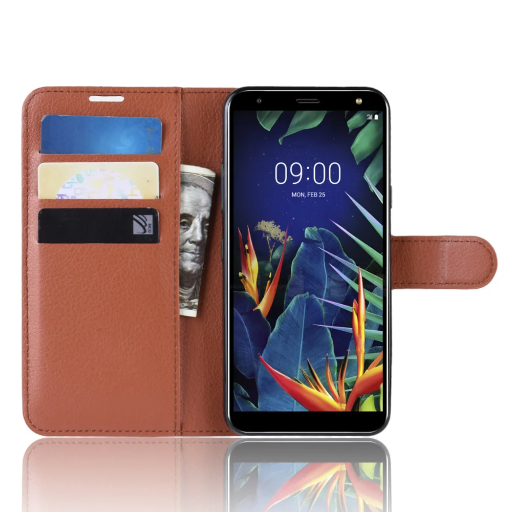 Для LG v40 Чехол кожаный флип чехол для телефона Высокое качество PU подставка чехлы