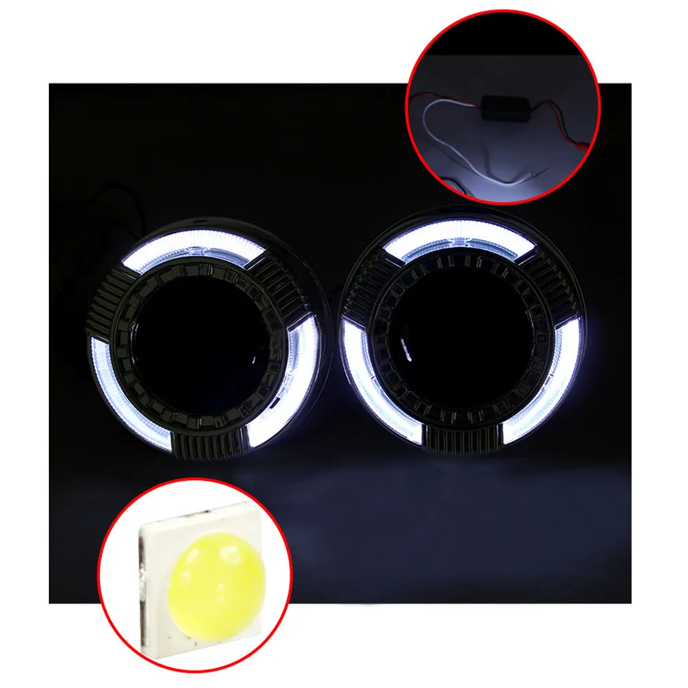 1 шт. 3 0 дюймовый светодиодный дневной прожектор ангельские глазки|headlights