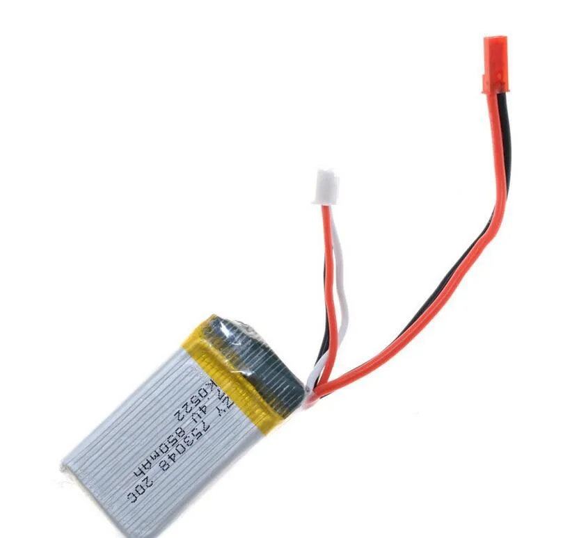 Аккумулятор Lipo Rc 2 шт./лот 7 4 В 850 мАч 20C 2s для MJX X600 WLtoys V921 Запчасти