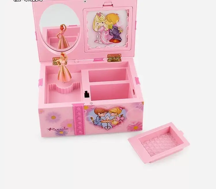 SuNAMCOME Алиса в стране чудес музыкальная шкатулка и зеркало мечта девушка детский