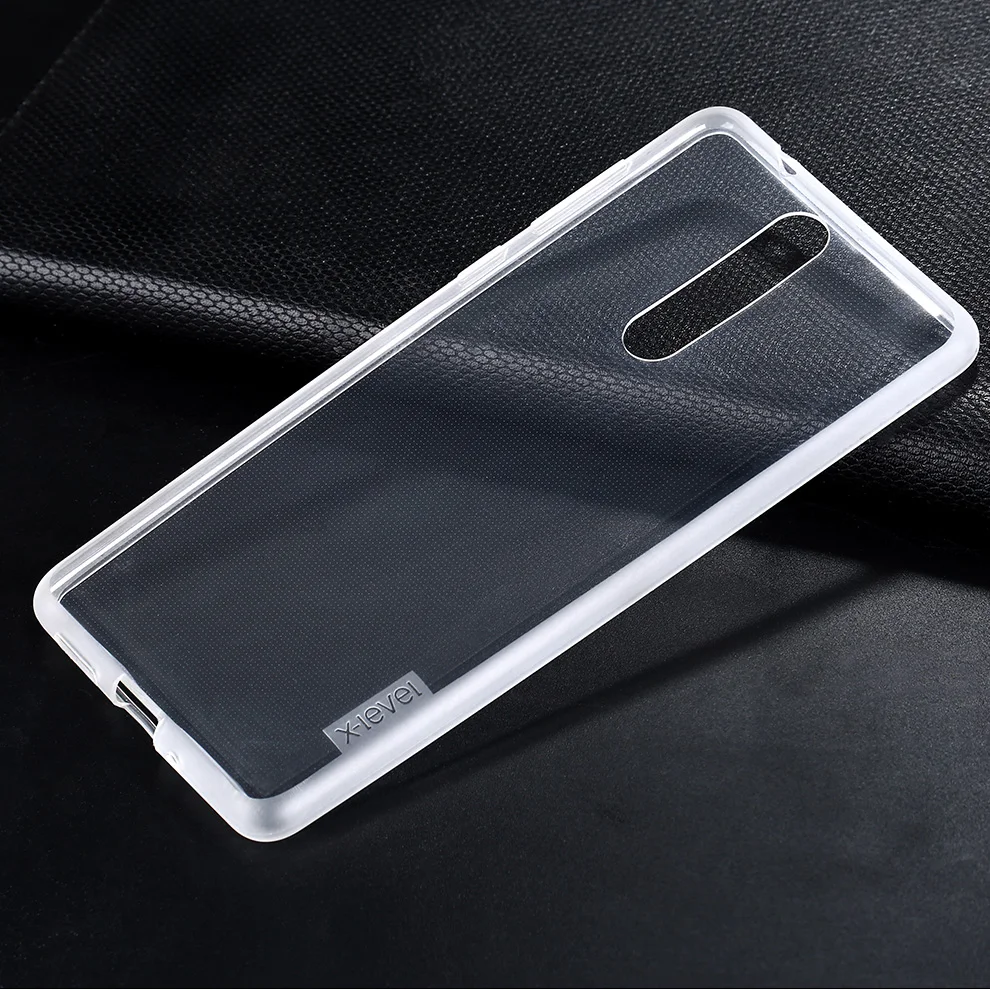 Ультратонкий Мягкий ТПУ чехол для Nokia 8 защитный на заднюю крышку Nokia8 прозрачный с