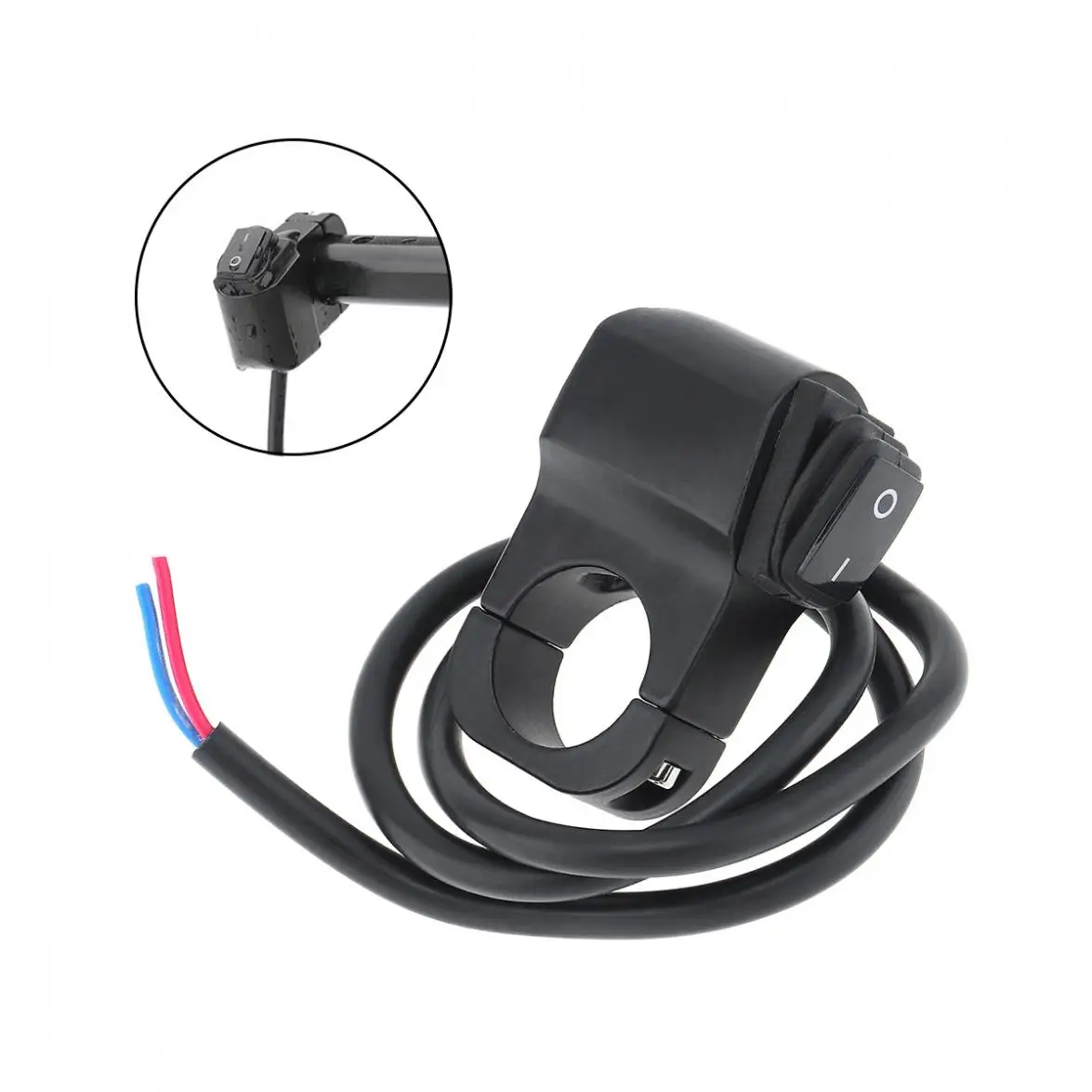 12V 7/8 '✢ мм Универсальный алюминиевый мотоцикл ручка квадратная кнопка