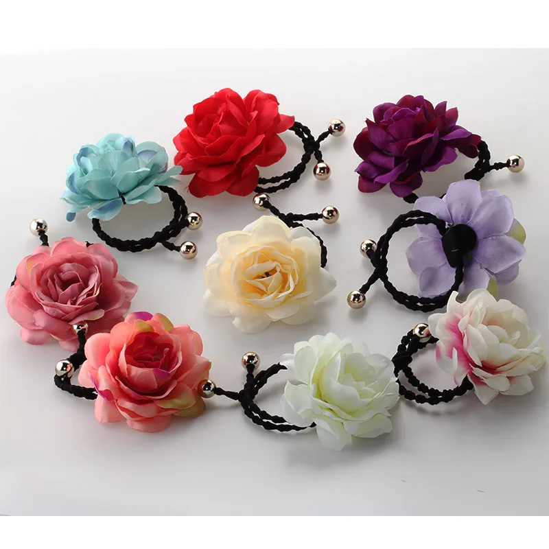 Женские резинки для волос M MISM резиновые ободки в цветочек 1 шт.|hair dress|headbands girls hair