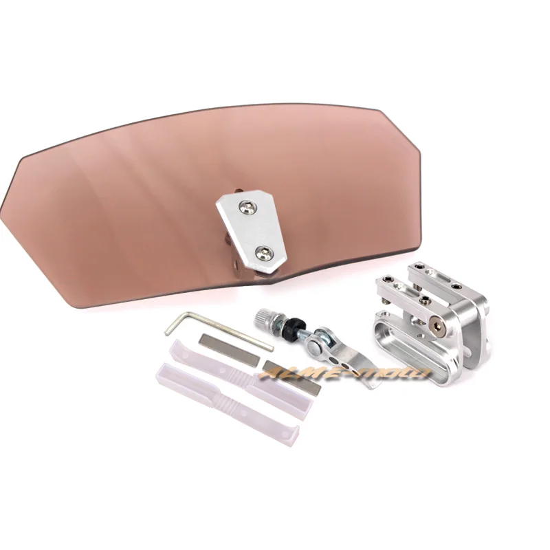 Motorcycle Variable Спойлер Ветрового Болт На Воздушный Поток Регулируемая Лобовое