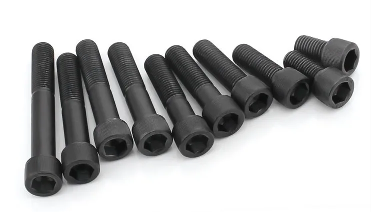 grade English American standard 12.9 1/2-12*3/4 to 1/2-12*7 black carbon steel hex socket cap head screws bolts 535 | Обустройство