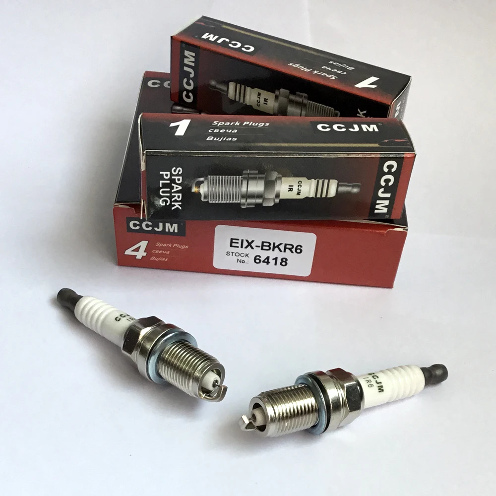 CCJM иридиевая Свеча зажигания 4 шт./лот оригинальная EIX BKR6 6418 для BKR6EIX 2272 cruze sonic reno golf