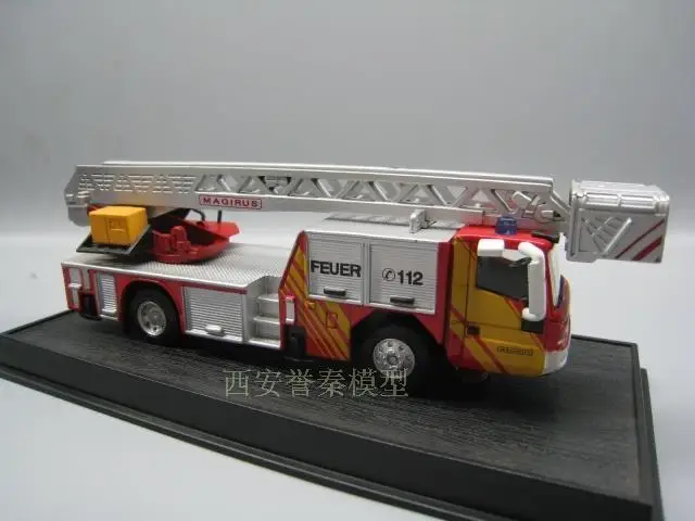 1/72 немецкая пожарная машина Специальная цена литье под давлением металлический статический дисплей коллекция моделей игрушек для детей